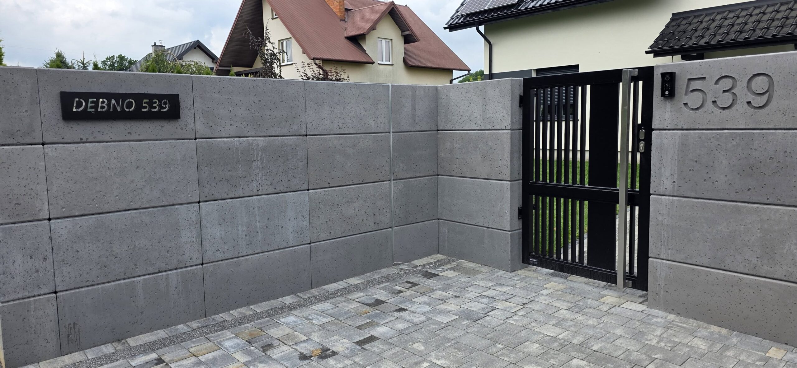 Furtki — realizacja Usługowego Zakładu Ślusarskiego Metaloplastyka, Brzesko