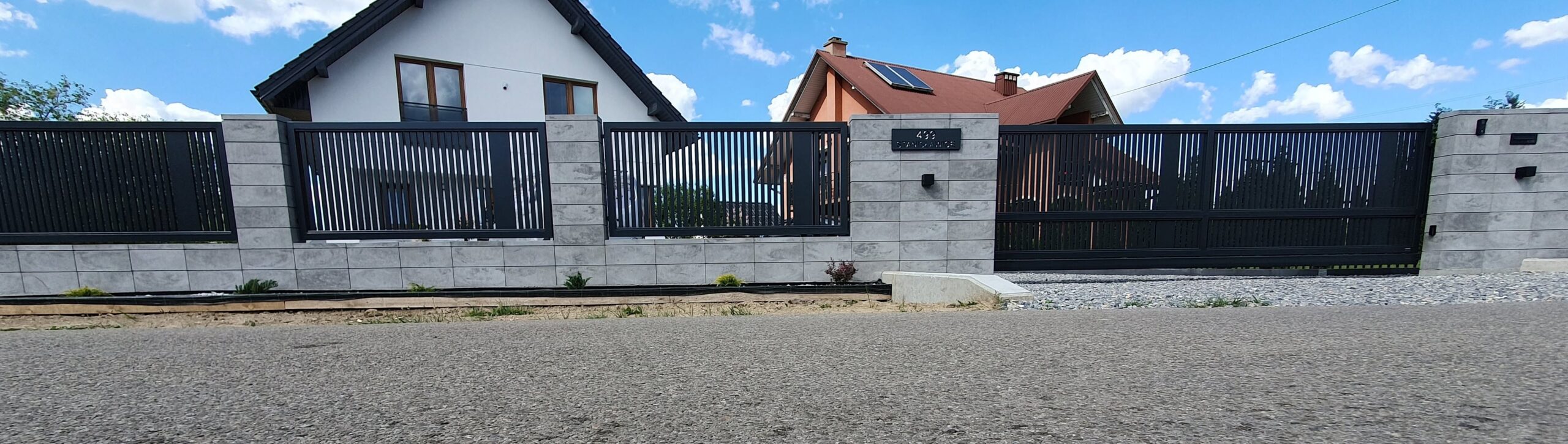 Ogrodzenia i gabiony — realizacja Usługowego Zakładu Ślusarskiego Metaloplastyka, Brzesko