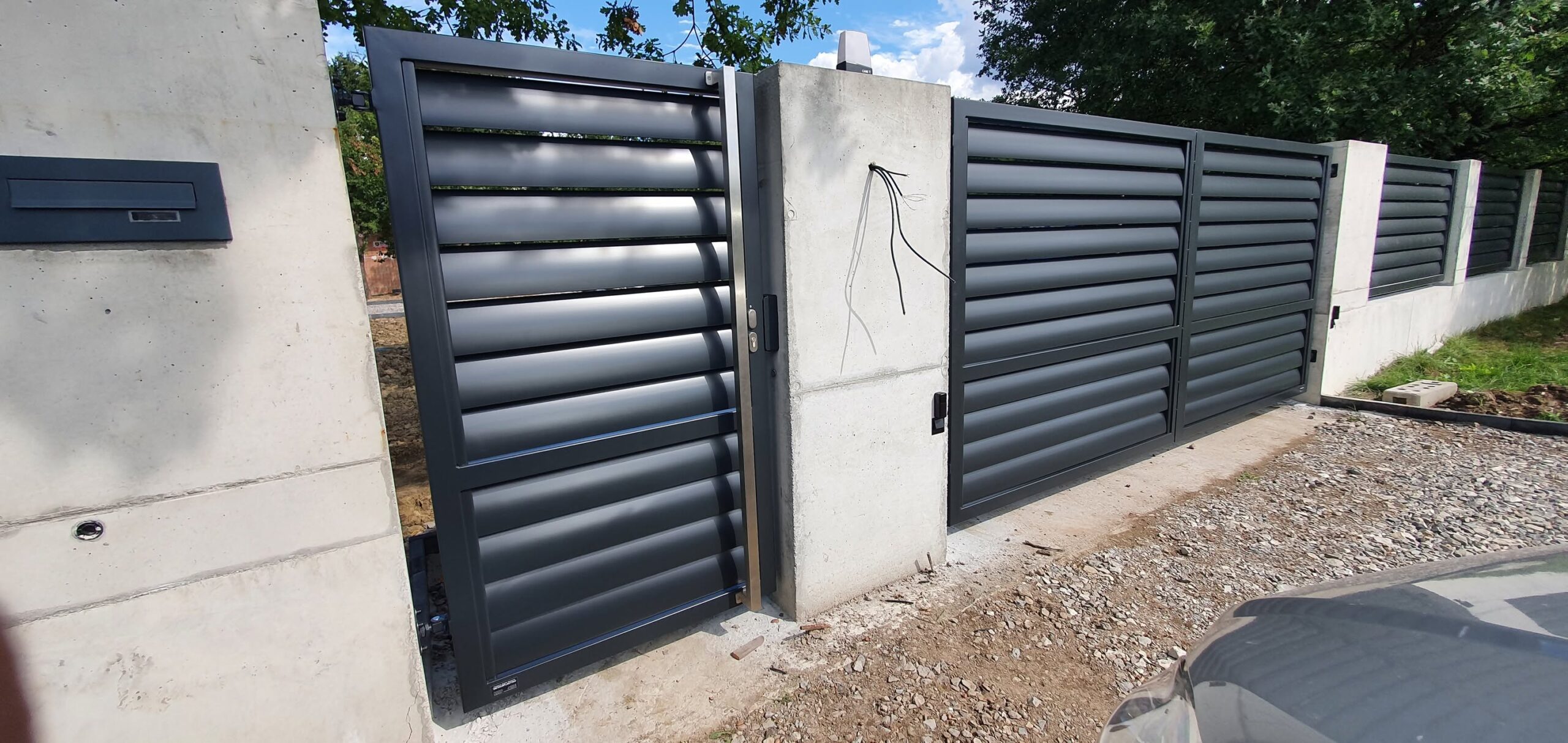 Przęsła — realizacja Usługowego Zakładu Ślusarskiego Metaloplastyka, Brzesko