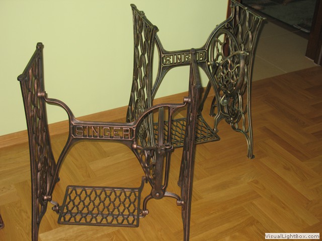 Stoliki i ławki — realizacja Usługowego Zakładu Ślusarskiego Metaloplastyka, Brzesko